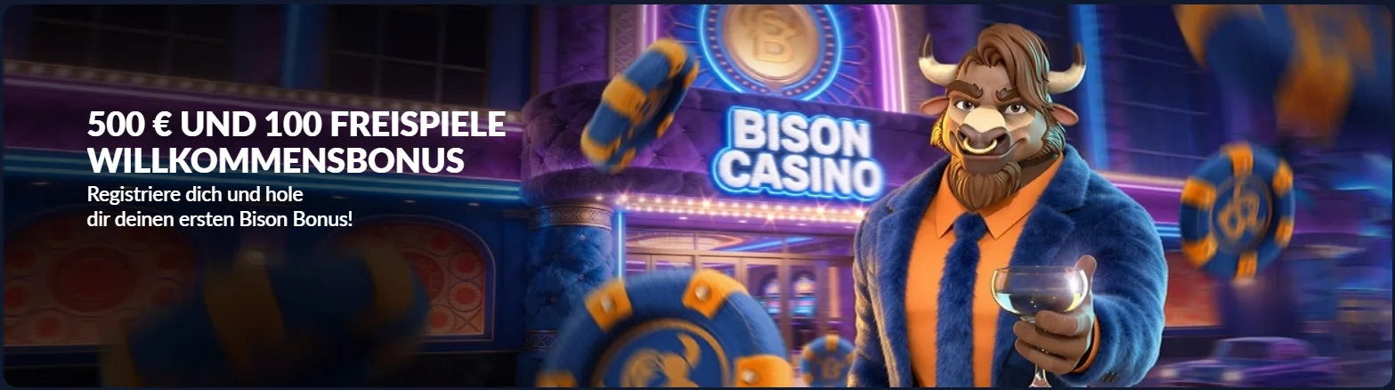 Bison Casino Banner Dekstop